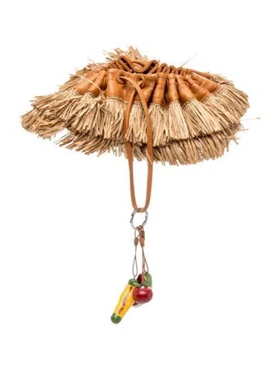 Pre-owned Simon Miller Straw Evening Bag In Neutral