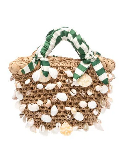 Pre-owned Simon Miller Straw Top Handle Bag In Neutrals