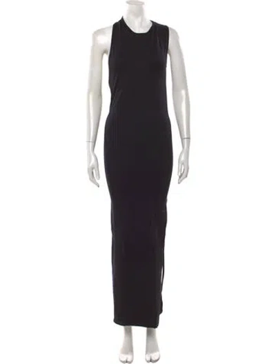 Pre-owned Simon Miller Stretch Long Dress In Black