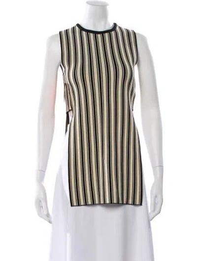 Pre-owned Simon Miller Striped Crew Neck Sweater W/ Tags In Multi