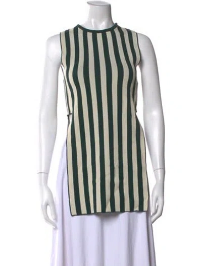 Pre-owned Simon Miller Striped Crew Neck Top In Multi