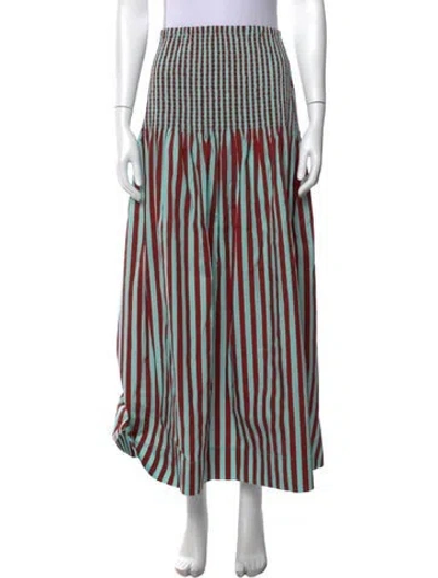 Pre-owned Simon Miller Striped Long Skirt W/ Tags In Multicolor
