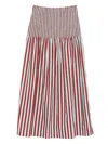 Simon Miller Striped Maxi Skirt In Multi