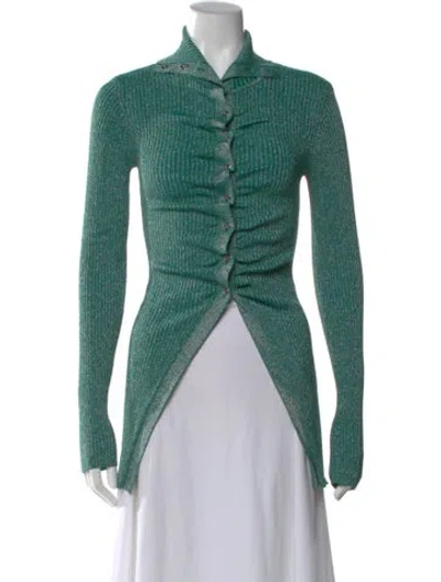 Pre-owned Simon Miller Striped Mock Neck Sweater
