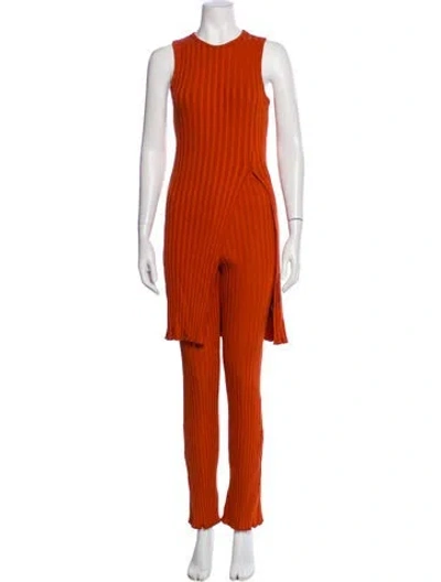 Pre-owned Simon Miller Striped Pant Set In Orange