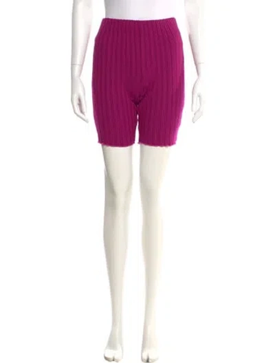 Pre-owned Simon Miller Striped Skinny Leg Pants In Purple