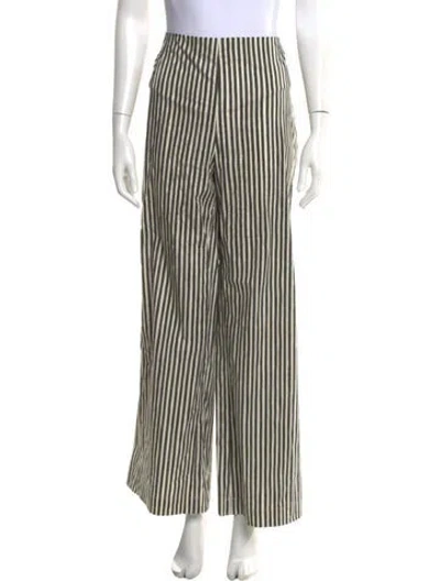 Pre-owned Simon Miller Striped Wide Leg Pants In Multi