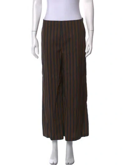 Pre-owned Simon Miller Striped Wide Leg Pants In Multicolor