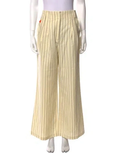 Pre-owned Simon Miller Striped Wide Leg Pants W/ Tags In Multi