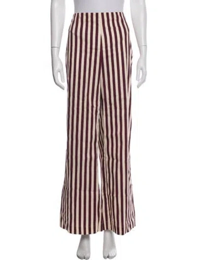 Pre-owned Simon Miller Striped Wide Leg Pants W/ Tags In Multicolor