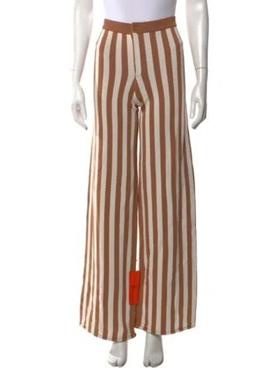 Pre-owned Simon Miller Striped Wide Leg Pants W/ Tags In Multicolor