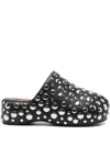Simon Miller Studded Bubble Clog In Black