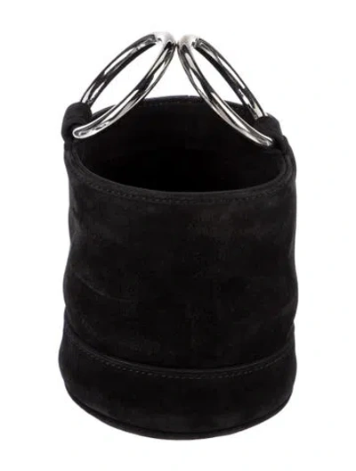 Pre-owned Simon Miller Suede Backpack In Black