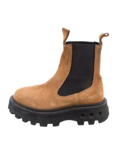 Pre-owned Simon Miller Suede Chelsea Boots In Black
