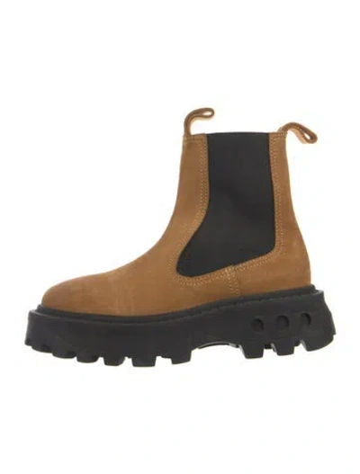 Pre-owned Simon Miller Suede Chelsea Boots In Brown