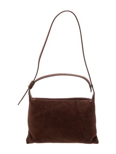 Pre-owned Simon Miller Suede Messenger Bag In Brown