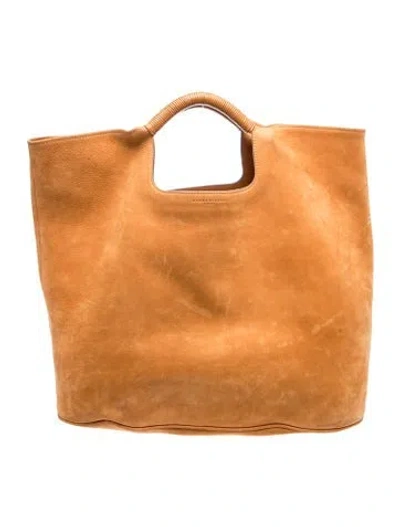 Pre-owned Simon Miller Suede Top Handle Bag In Brown