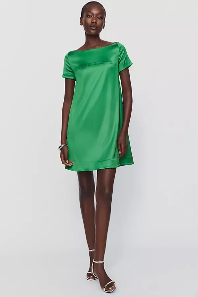 Simon Miller Taja Satin Mini Dress In Animal Print
