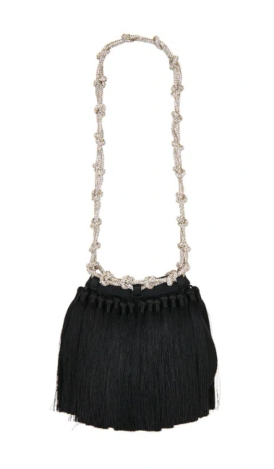 Simon Miller Tassel Knotty Bag In Black