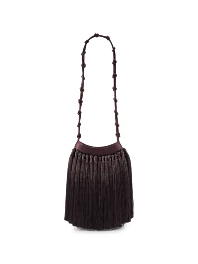 Simon Miller Tassel Knotty Mini Bag In Brown