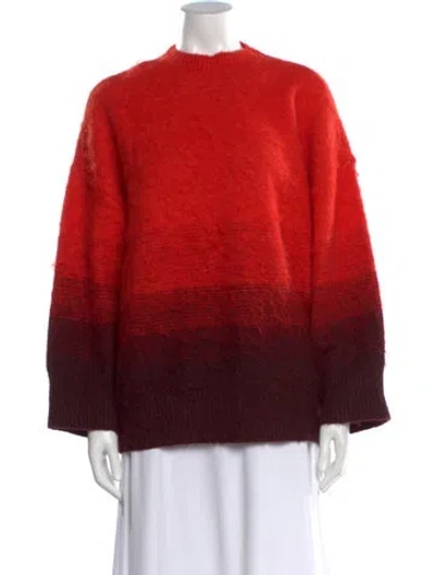 Pre-owned Simon Miller Tie-dye Print Crew Neck Sweater W/ Tags In Red
