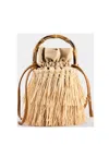 Simon Miller Tiki Fringe Bucket Bag In Nude