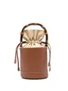 Simon Miller Tiki Top-handle Leather Tote Bag In Brown
