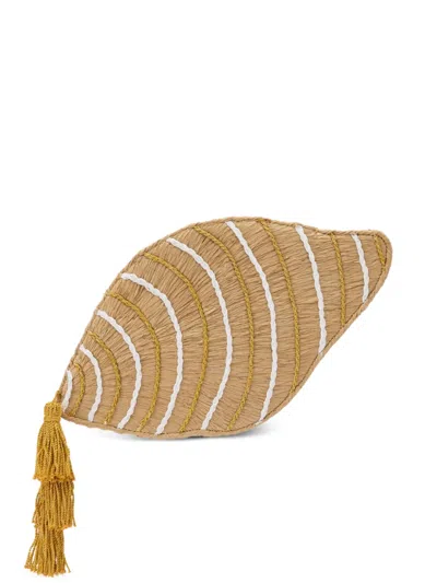 Simon Miller Tulip Clutch Bag In Neutral