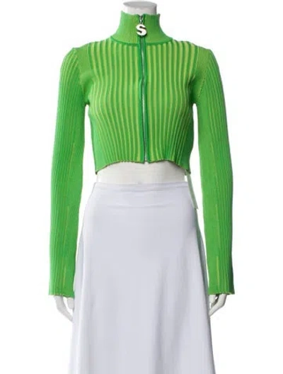 Pre-owned Simon Miller Turtleneck Sweater W/ Tags In Green