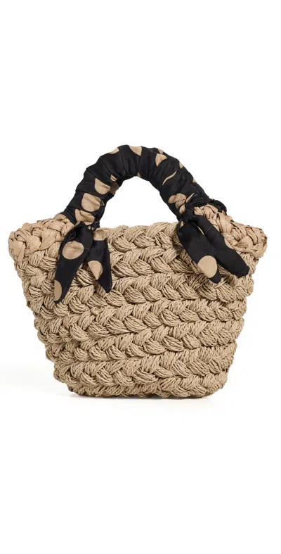 Simon Miller Twilly Basket Bag Polka Dot/natural