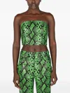 Simon Miller Twister Top In Grass Green In Green