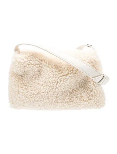 Pre-owned Simon Miller Vegan Leather Shoulder Bag In Neutral