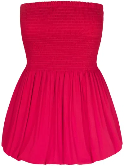 Simon Miller Via Dress In Red