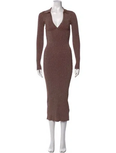 Pre-owned Simon Miller V-neck Long Dress