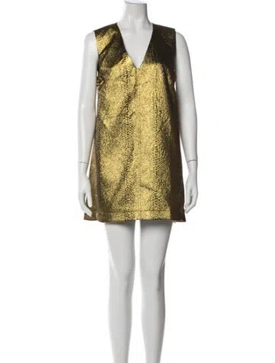Pre-owned Simon Miller V-neck Mini Dress W/ Tags