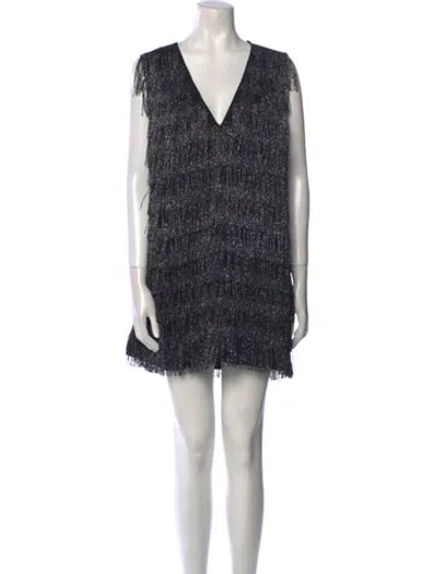 Pre-owned Simon Miller V-neck Mini Dress W/ Tags In Multi