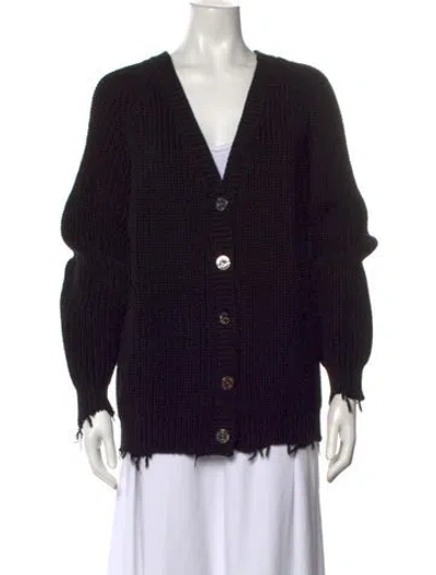 Pre-owned Simon Miller V-neck Sweater In Black