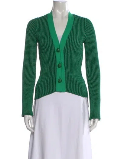 Pre-owned Simon Miller V-neck Sweater In Green