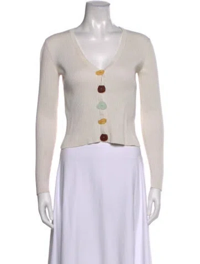 Pre-owned Simon Miller V-neck Sweater In Neutral