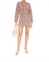 Simon Miller Wallis Knit Dress In Snake Print In Multi