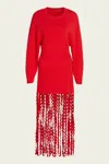 Simon Miller Wallis Knit Fringe Dress