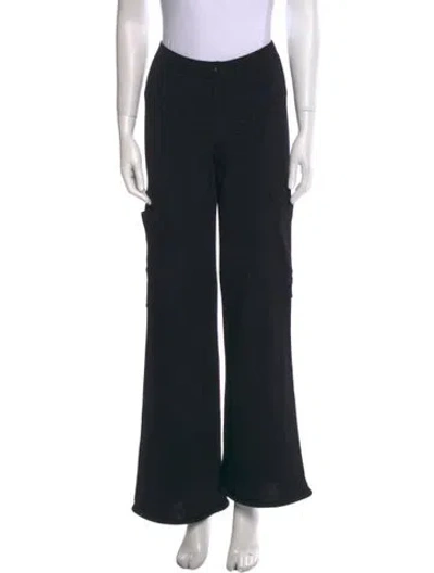 Pre-owned Simon Miller Wide Leg Pants In Black
