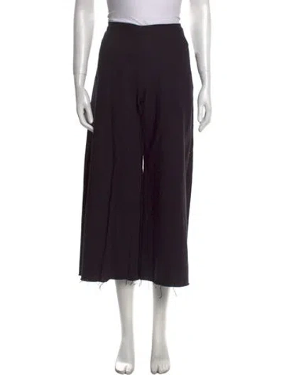 Pre-owned Simon Miller Wide Leg Pants In Black