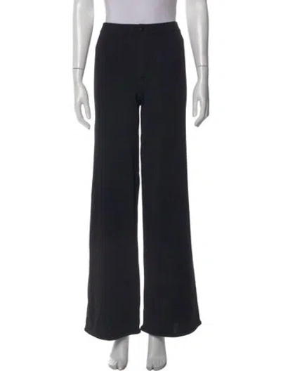 Pre-owned Simon Miller Wide Leg Pants In Black