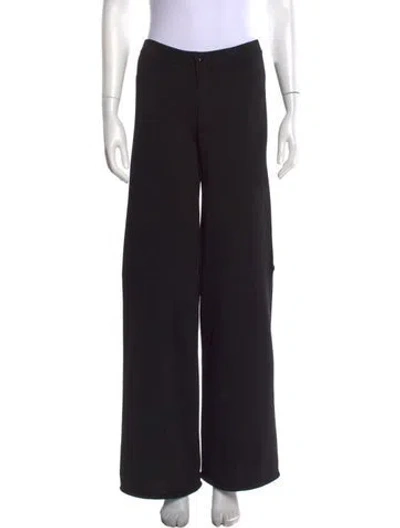 Pre-owned Simon Miller Wide Leg Pants In Black