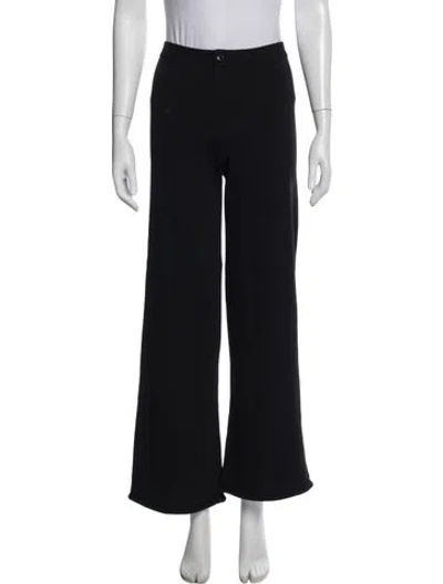Pre-owned Simon Miller Wide Leg Pants In Black
