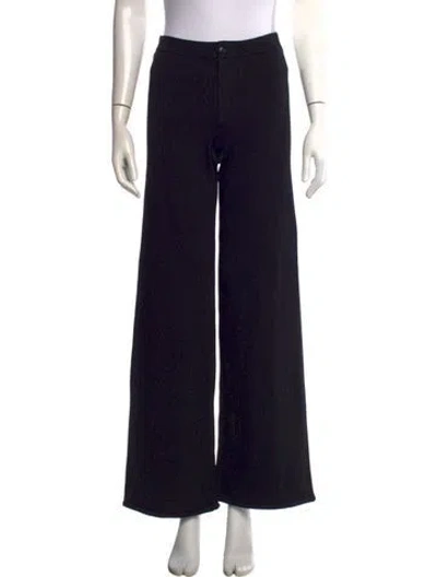 Pre-owned Simon Miller Wide Leg Pants In Black