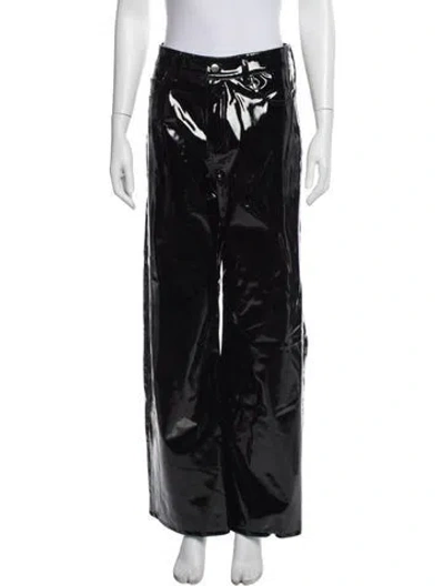 Pre-owned Simon Miller Wide Leg Pants In Black