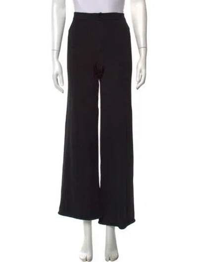 Pre-owned Simon Miller Wide Leg Pants In Black