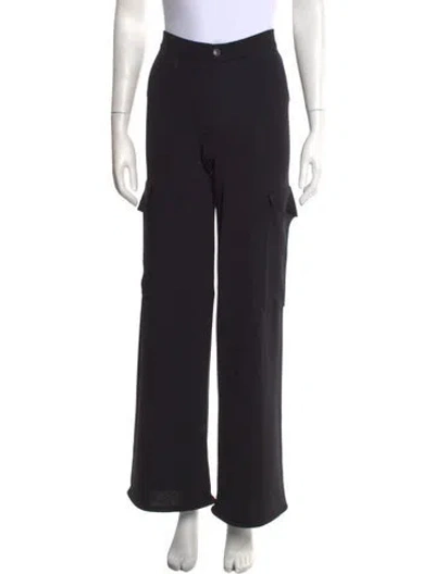 Pre-owned Simon Miller Wide Leg Pants In Black